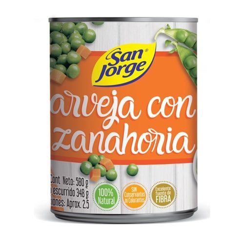 Arveja con Zanahoria San Jorge 580g