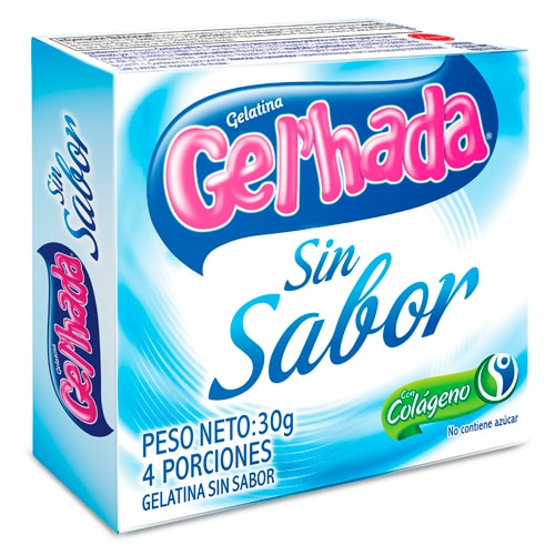 Gelatina sin Sabor Gel'hada® caja de 30g - Levapan - Colombia