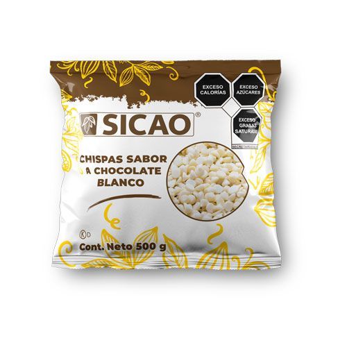 Sicao Chips chocolate blanco 500g